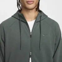 Nike Primary Fleece мужские Dri-FIT UV Full-Zip Performance Толстовка с капюшоном цвет зеленый