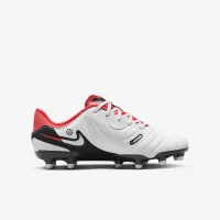 Nike Jr. Tiempo Legend 10 Academy Little/Big детские Multi-Ground Low-Top футбольные бутсы цвет белый