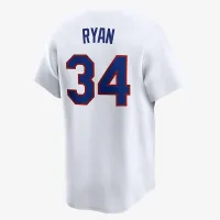 Nolan Ryan Texas Rangers Cooperstown мужские Nike Dri-FIT ADV MLB Limited Jersey цвет белый