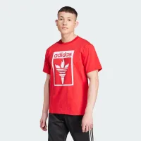 Футболка adidas Originals Trefoil Torch JJ1219 - Красная