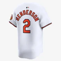 Gunnar Henderson Baltimore Orioles чоловічі Nike Dri-FIT ADV MLB Limited Jersey колір білий