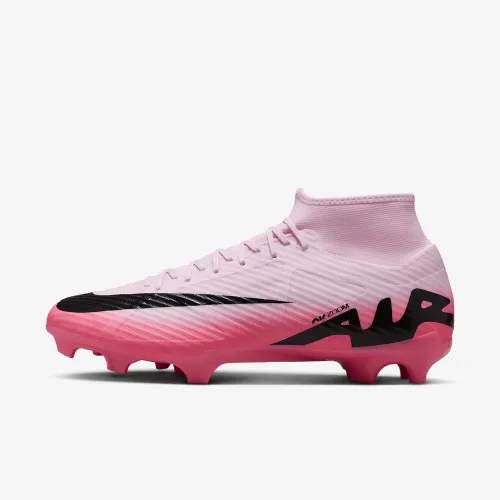 Nike Mercurial Superfly 9 Academy MG High-Top Soccer Cleats Pink