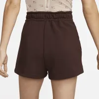 Nike Sportswear Nike Modern Fleece женская French-Terry Loose шорты цвет коричневый