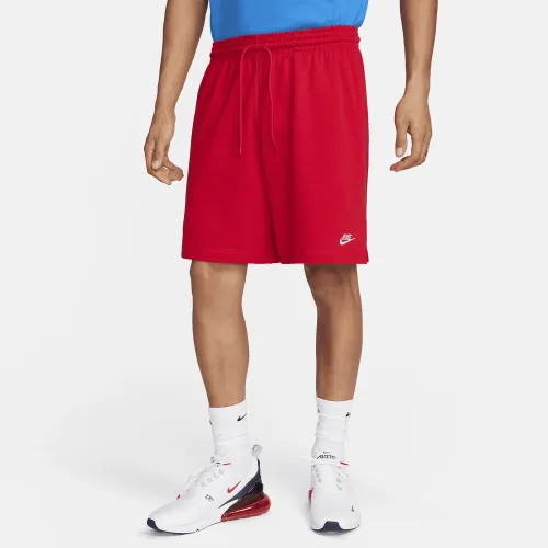 Nike Club чоловічі Knit шорти колір червоний