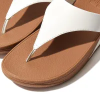 Japonki FitFlop Lulu Leather Toe-Post I88-024 - Білі