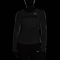 Nike Dri-FIT One Luxe жіноча Long-Sleeve Running Top колір білий
