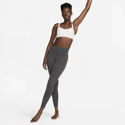 Nike Zenvy жіноча Gentle-Support З високою талією 7/8 лосіни колір коричневий