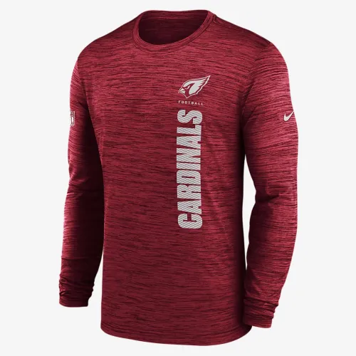Arizona Cardinals Sideline Velocity чоловічі Nike Dri-FIT NFL Long-Sleeve футболка колір червоний