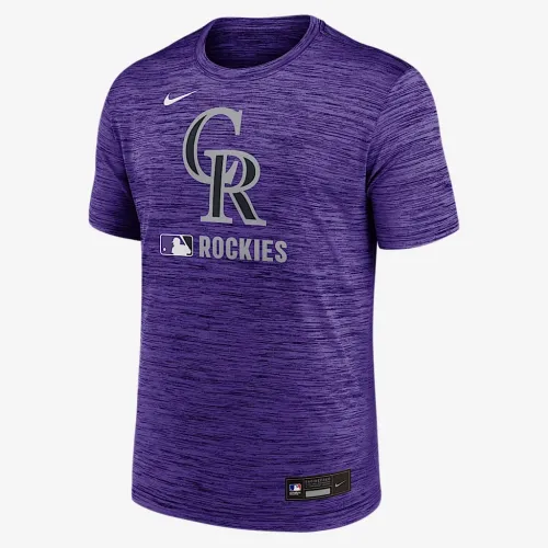 Colorado Rockies Authentic Collection Velocity чоловічі Nike Dri-FIT MLB футболка колір фіолетовий