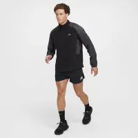 Nike Trail Polartec® чоловічі 1/4-Zip Fleece Running Top колір чорний