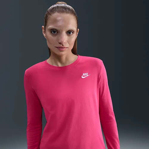 Nike Sportswear Club женская Long-Sleeve футболка Pink