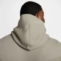 Nike Tech мужские Fleece Толстовка с капюшоном цвет зеленый
