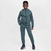 Nike Sportswear Tech Fleece Big детские Joggers цвет зеленый