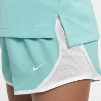 Nike Girls' Dri-FIT Long-Sleeve 1/4-Zip Top цвет зеленый