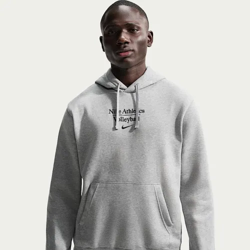 Nike мужские волейбольные Pullover Толстовка с капюшоном цвет серый