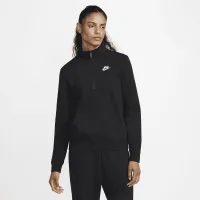 Nike Sportswear Club Fleece женская 1/2-Zip свитшот цвет черный