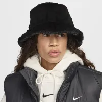 Nike Apex Faux Fur Bucket Hat колір чорний