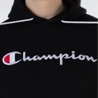 Кофта/футболка Champion Embroideцвет красный Script Logo Толстовка с капюшоном 219203-KK001 -  Черная