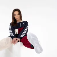 Кофта/футболка adidas Essentials Colorblock Full Zip Толстовка з капюшоном HJ9468 - різнокольорова