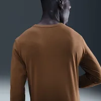 Nike Sportswear чоловічі Long-Sleeve футболка колір коричневий