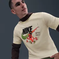 Nike Sportswear футболка колір коричневий