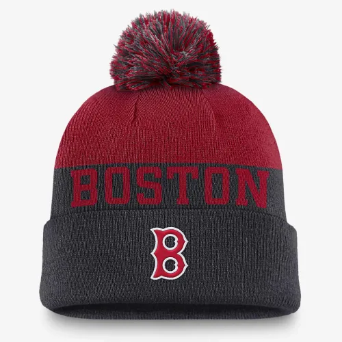 Boston колір червоний Sox Rewind Peak чоловічі Nike MLB Cuffed Pom Beanie блакитний