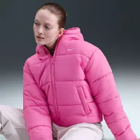 Nike Sportswear Classic Puffer жіноча Therma-FIT Loose Hooded Куртка Pink