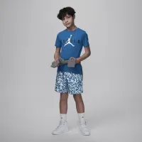 Nike Jordan Big дитячі футболка блакитний