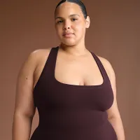NikeSKIMS Vintage Seamless женская Racerback Tank Top цвет красный