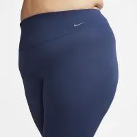 Nike Zenvy жіноча Gentle-Support З високою талією 7/8 лосіни (великі розміри) блакитний