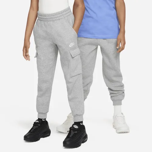 Nike Sportswear Club Fleece Big детские Cargo Pants цвет серый