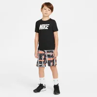 Nike Graphic Big дитячі (для хлопчиків) Short-Sleeve тренувальні Top колір чорний