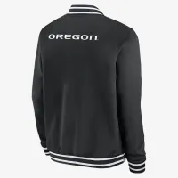 Oregon Ducks Sideline чоловічі Nike College Full-Zip Bomber Куртка колір чорний