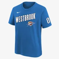 Russell Westbrook Oklahoma City Thunder Big дитячі Nike NBA футболка блакитний