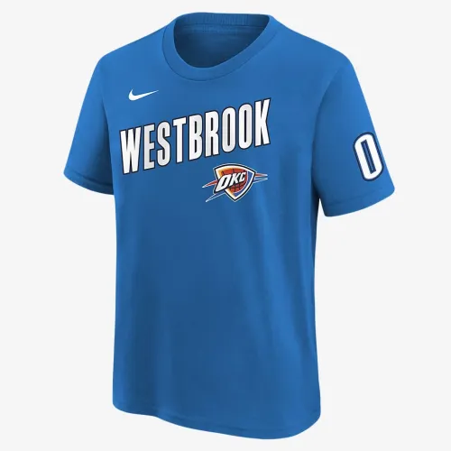 Russell Westbrook Oklahoma City Thunder Big дитячі Nike NBA футболка блакитний