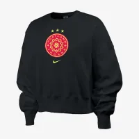 Portland Thorns FC Phoenix Fleece жіноча Nike NWSL Crew-Neck світшот колір чорний