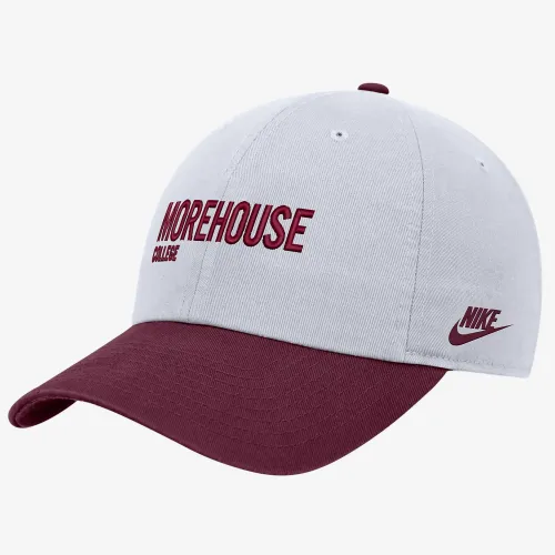 Morehouse Nike College Adjustable Cap колір білий