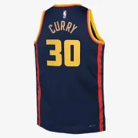 Stephen Curry Golden State Warriors 2024/25 City Edition Big дитячі Nike Dri-FIT NBA Swingman Jersey блакитний