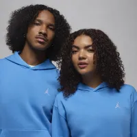 Nike Jordan Brooklyn Fleece чоловічі Pullover Толстовка з капюшоном блакитний