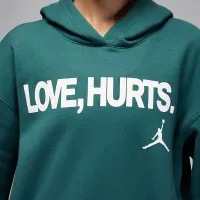 Nike Jalen Hurts жіноча Fleece Толстовка з капюшоном колір зелений