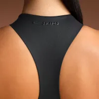 NikeSKIMS Matte жіноча Mock-Neck Racerback Tank Top колір чорний