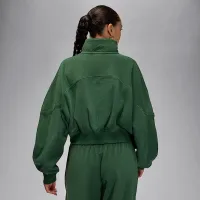 Nike Jordan Flight Fleece жіноча Quarter-Zip Top колір зелений