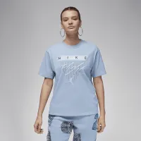 Nike Jordan Flight Heritage женская Graphic футболка синий