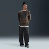Nike Sportswear чоловічі French Terry Crew колір коричневий
