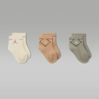 Nike Jordan Infant/Toddler Ankle носки (3 пары) многоцветный