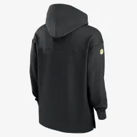 Pittsburgh Steelers Sideline Jersey чоловічі Nike Dri-FIT NFL Pullover Толстовка з капюшоном колір чорний