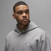 Nike Jordan Brooklyn Fleece чоловічі Printed Pullover Толстовка з капюшоном колір сірий