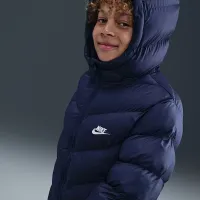 Nike Sportswear All Day Play Big дитячі Therma-FIT Loose-Fit Puffer Куртка блакитний
