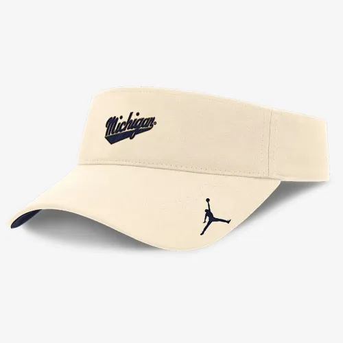 Nike Michigan Wolverines Primetime Ace чоловічі Jordan Brand Dri-FIT College Adjustable Visor колір коричневий