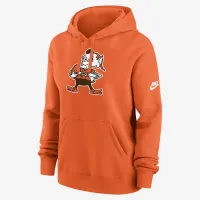 Cleveland колір коричневийs Club жіноча Nike NFL Pullover Толстовка з капюшоном Orange